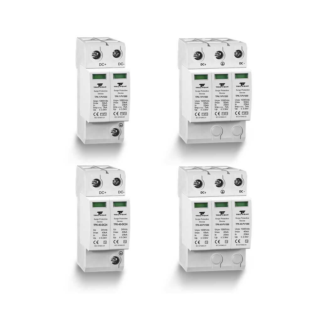 DC surge protective devices for solar PV and BESS — TrilPeak surge protector manufacturer