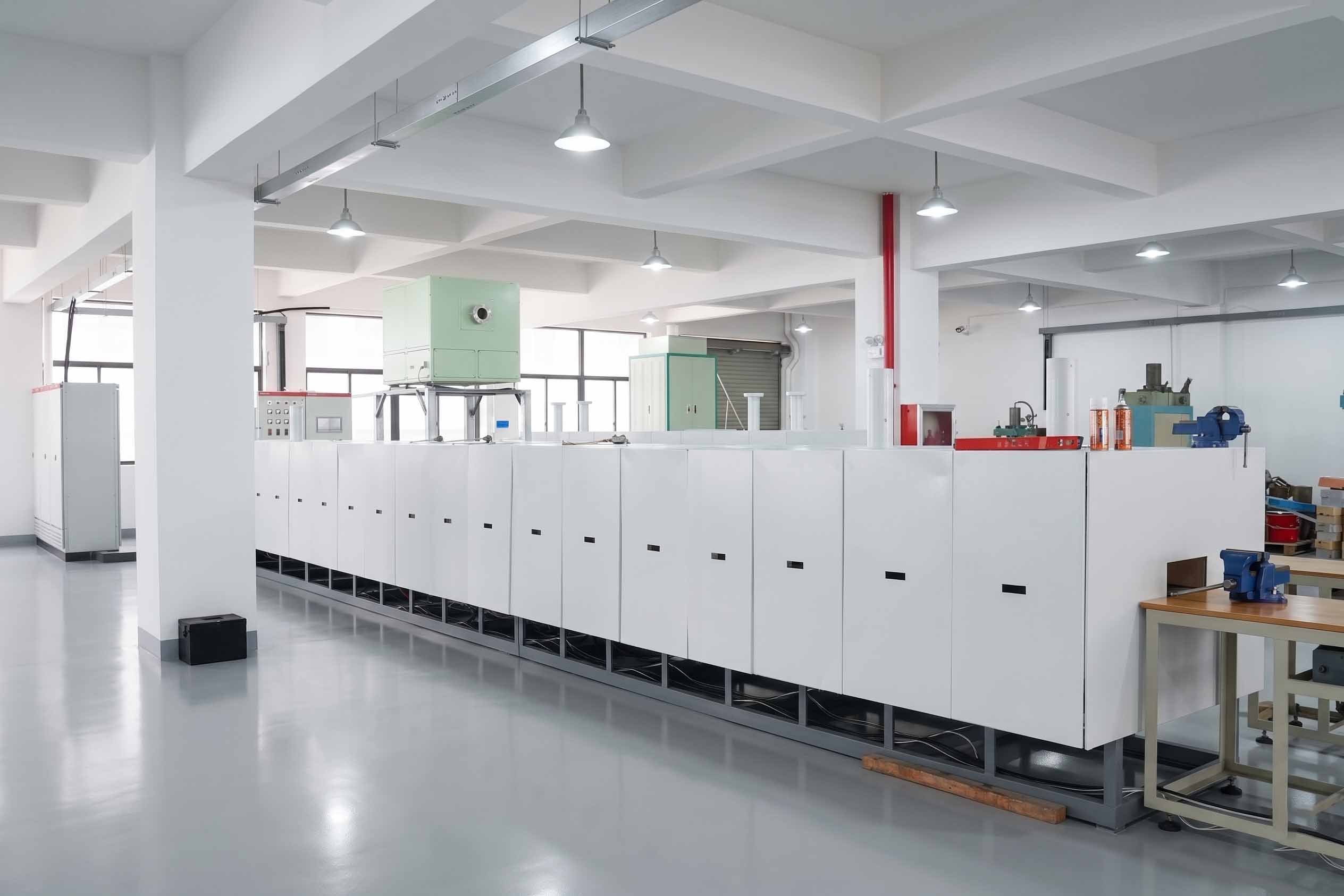 MOV chip sintering furnace — in-house varistor production at TrilPeak surge protection device factory